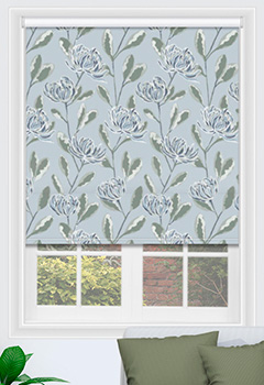 Chrysanthemum Lakes Roller Blind