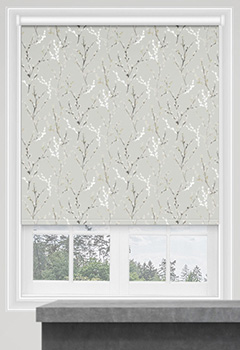 Willow Birch White Roller Blind