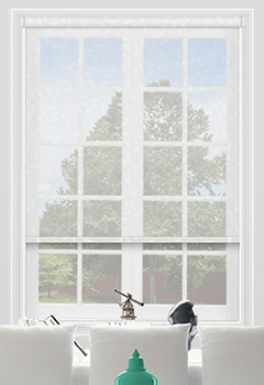 Chatsworth White Roller Blind