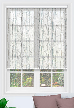 Swedish Birch Silver Roller Blind