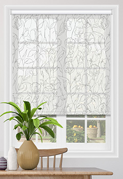 Sweet Pea Dew Roller Blind