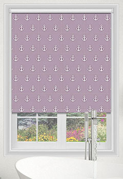 Anchor Lilac Roller Blind