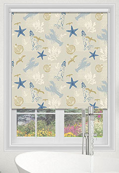 Maritime Blues Roller Blind