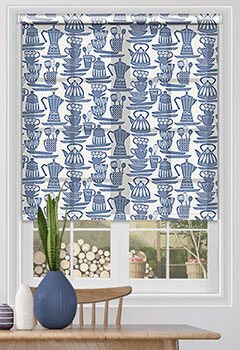 Sandown Blue Roller Blind