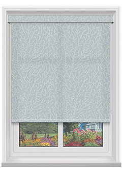 Athena Teal with Cassette Roller Blind
