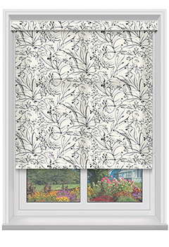 Verona Monochrome with Cassette Roller Blind