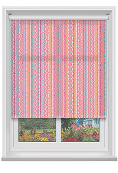 Bounce Pink Roller Blind