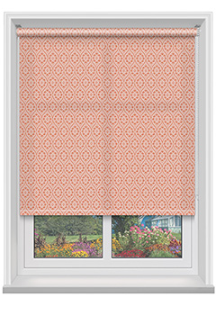 Paige Tangerine Roller Blind