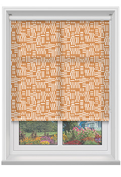 Pinto Orange Roller Blind