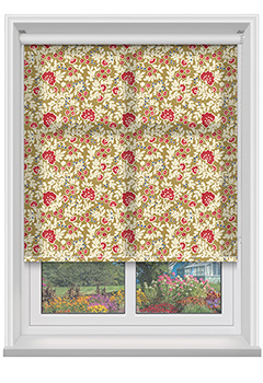 Rosalee Red Roller Blind