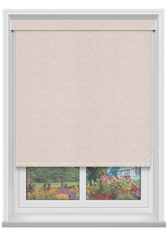 Foss Blush with Cassette Roller Blind