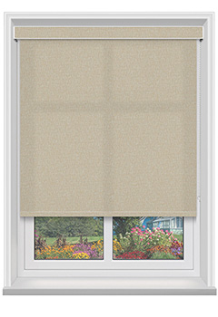 Monte Almond with Cassette Roller Blind