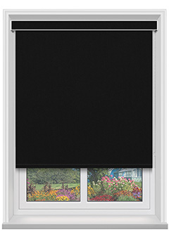 Shona Licorice with Cassette Roller Blind