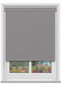 Shona Mauve with Cassette Roller Blind