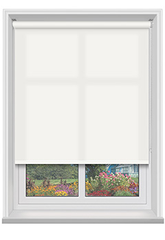Polaris Pure White Dimout Roller Blind