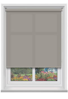 Polaris Taupe Dimout Roller Blind