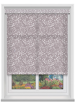Aveline Mauve with Cassette Roller Blind