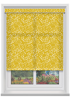 Aveline Yellow with Cassette Roller Blind