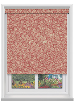 Chester Ruby with Cassette Roller Blind