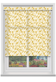 Impasto Sunshine with Cassette Roller Blind