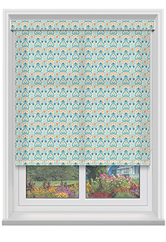 Kaeda Aquamarine with Cassette Roller Blind