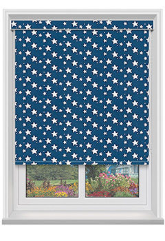 Magical Ocean Blue with Cassette Roller Blind