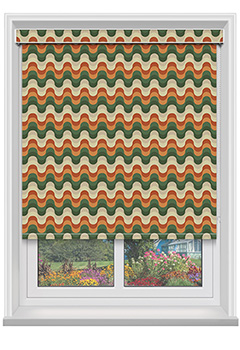 Paradox Ginger with Cassette Roller Blind