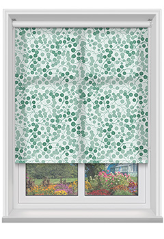Burst Teal Roller Blind