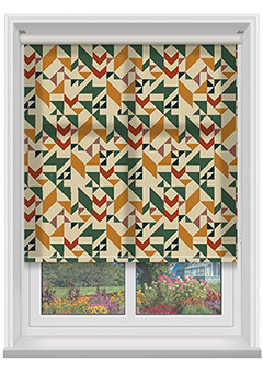 Pitch Mustard Roller Blind