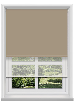 Double Roller Bella Hessian & Cotton Voile Roller Blind