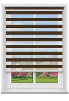 Rift Coffee Day & Night Roller Blind