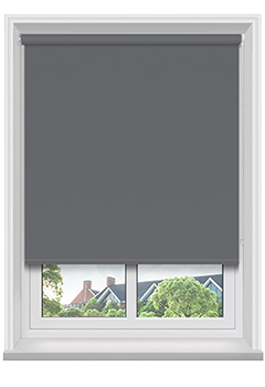 Twist to Fit Unilux Anthracite Roller Blind