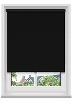 Twist to Fit Unilux Black Roller Blind