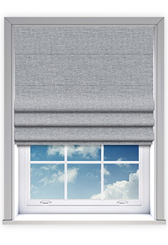 Hartley Denim Blockout Roman Blind