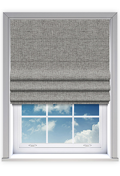 Hartley Graphite Blockout Roman Blind