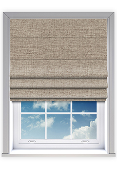 Hartley Taupe Blockout Roman Blind
