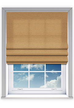 Oxley Saffron Roman Blind
