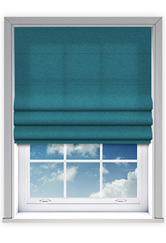 Oxley Teal Roman Blind