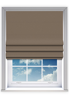 Haven Toffee Roman Blind