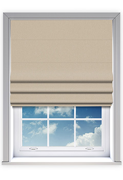 Haven Vanilla Roman Blind