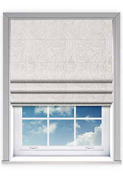 Marble Ivory Roman Blind