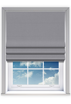 Ortega Silver Roman Blind