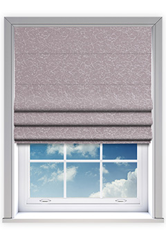 Sculpt Heather Roman Blind