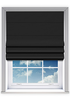 Trace Ebony Roman Blind