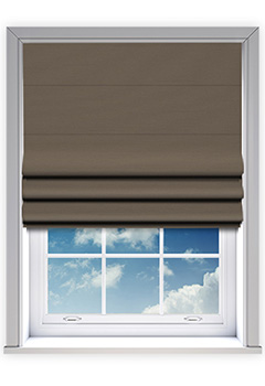 Trace Latte Roman Blind