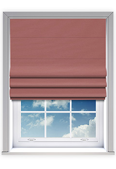 Trace Rose Roman Blind