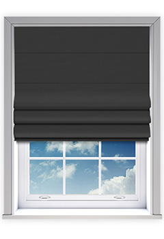 Trace Slate Roman Blind