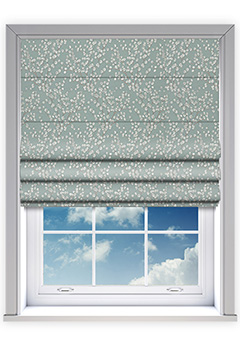 Catkin Duck Egg Roman Blind