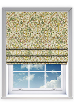 Pavo Muscovado Roman Blind