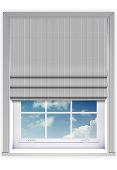 Pinnacle Slate Roman Blind